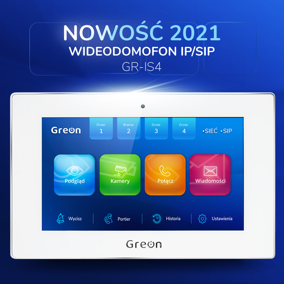 Wideodomofon IP SIP GR-IS4